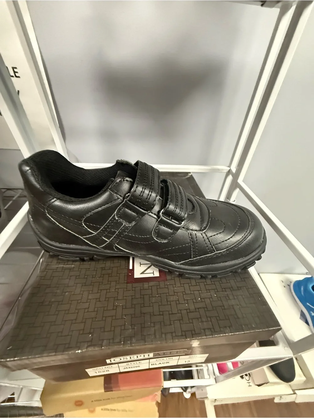 Joseph Allen Boys Double-Strap Sneakers